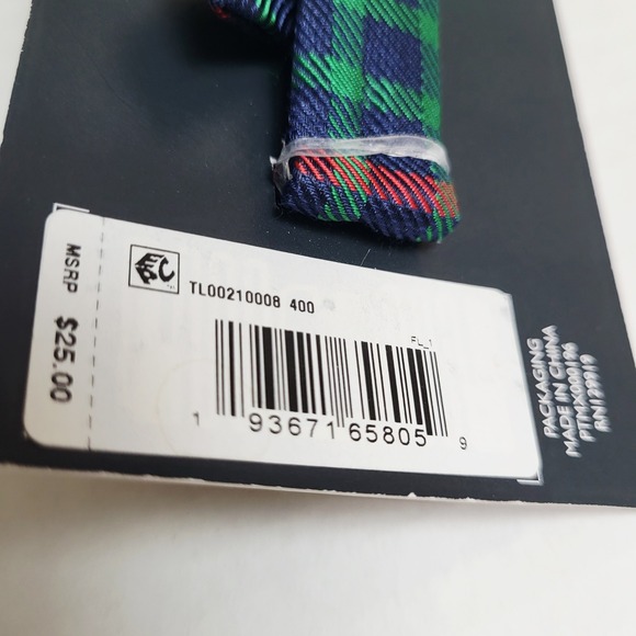 Tommy Hilfiger Kids Plaid Bow Tie Preppy Neckwear Blue Red Green Adjustable NWT - Picture 6 of 7